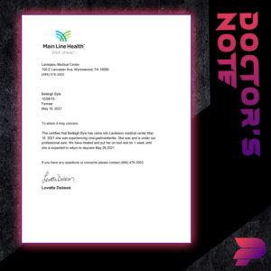 Doctors Note