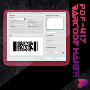 PDF-417 Barcode Generator Software