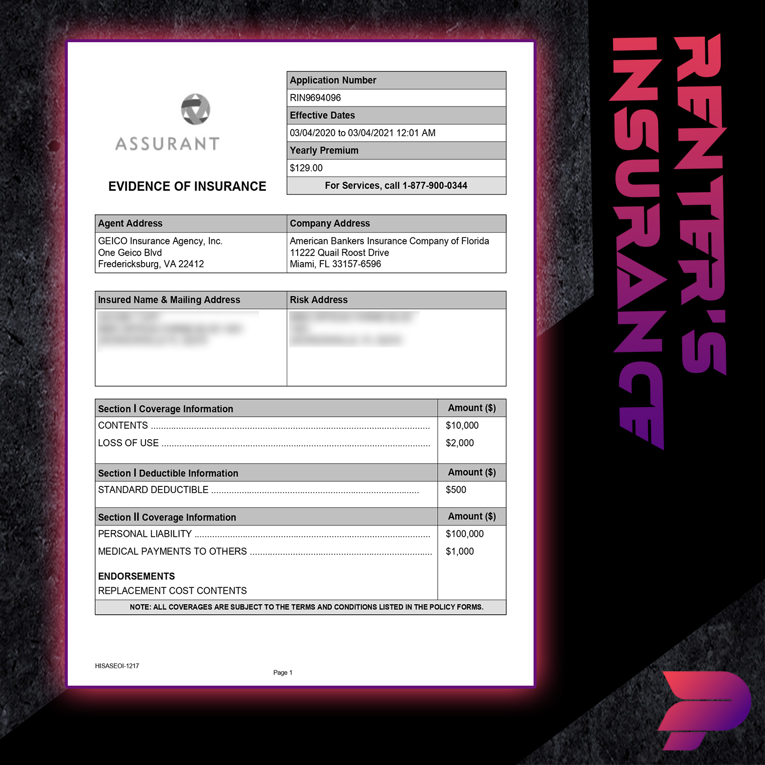 Renter's Insurance