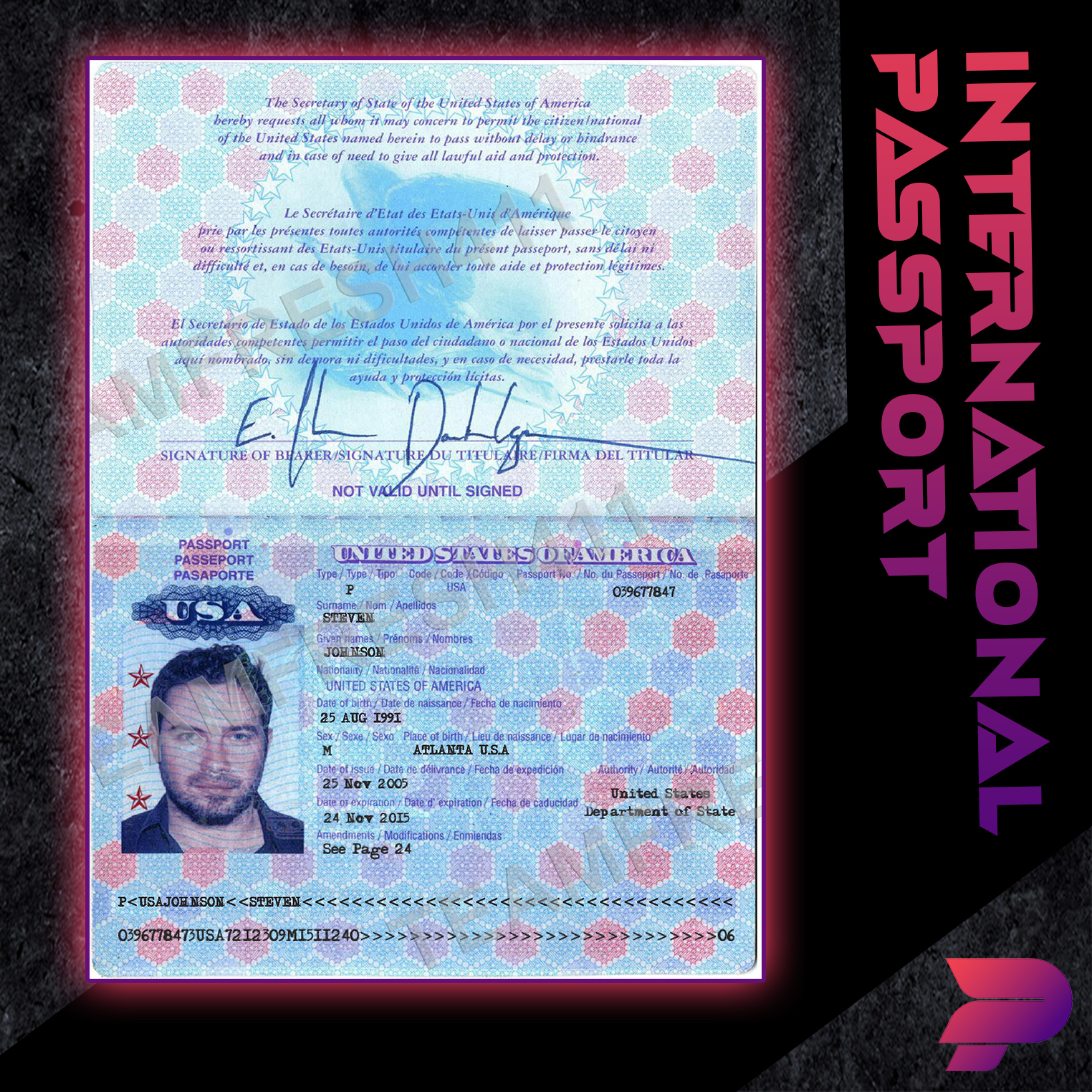 International Passport Scan