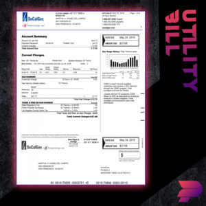 Utility Bill