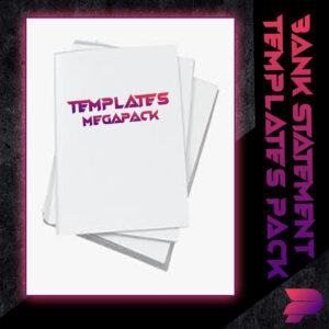 Bank Statement Templates Megapack