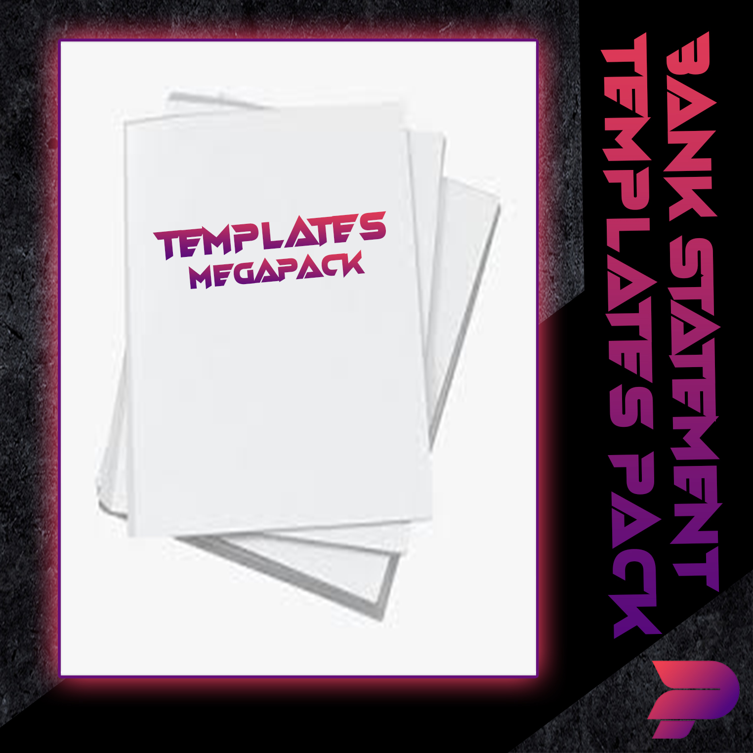 Bank Statement Templates Megapack
