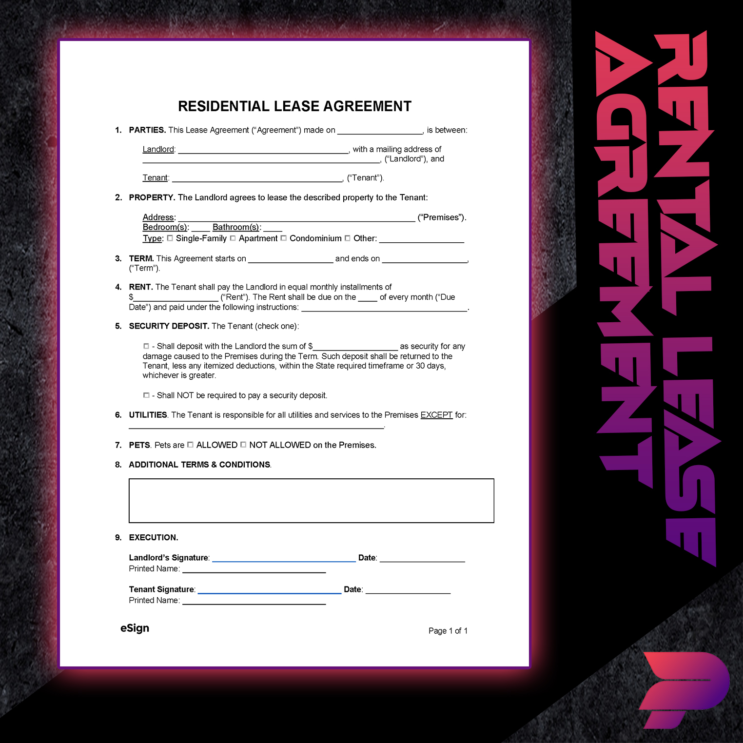 Rental Lease Agreement